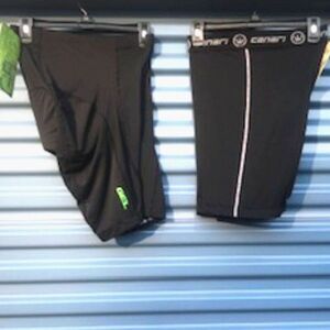 Bicycle Shorts . Size: Large {42-44} . Canari San Diego Gel . {2} Pair Bundle